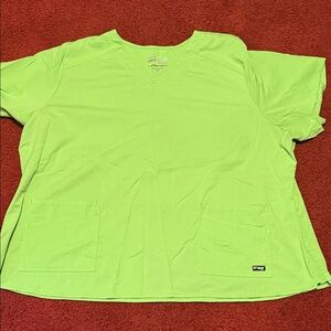 Grey's Anatomy Light Green Scrub Top